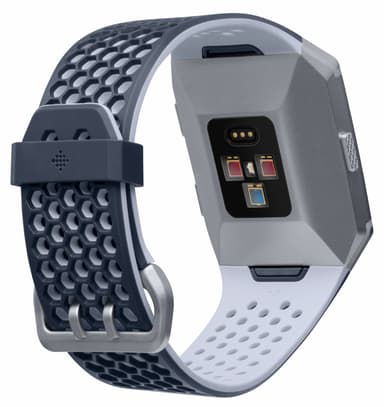 Fitbit Ionic: Adidas Ed. smartklokke (blekkblå/sølv)