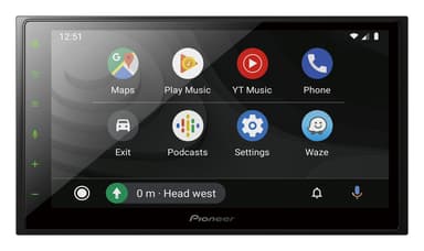Pioneer SPH-DA250DAB CarPlay, DAB radio og Bluetooth