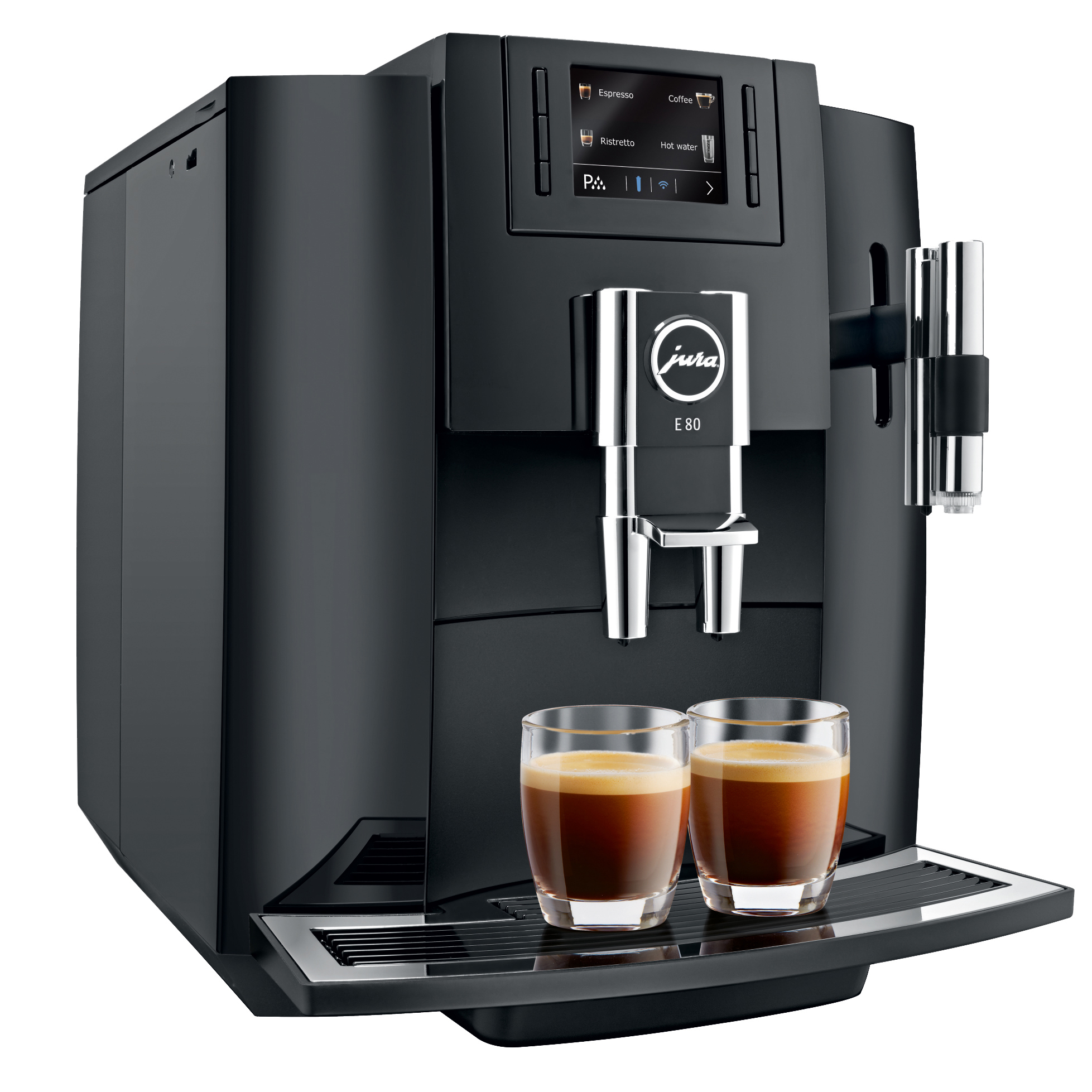 Jura E80 Piano Black kaffemaskin E815083 (sort)