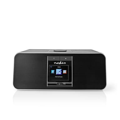 Internettradio med FM/DAB+/Bluetooth, Svart/Sølv
