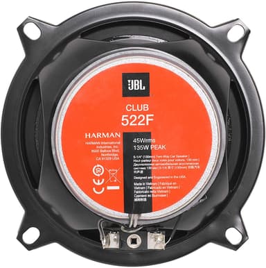 JBL CLUB 522F høyttalersett 135 Watt.