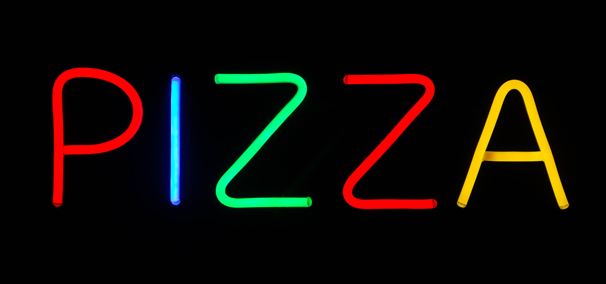 Neonskilt 60cm ""Pizza""
