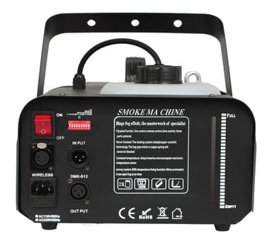 Ibiza røykmaskin, 1500 watt + DMX