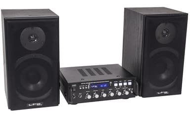 Karaokeanlegg m. Bluetooth og ekko, 2 x 75W