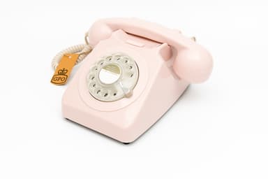 GPO 746 Retro Dreieskivetelefon - Pink