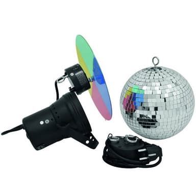 Komplett speilkulesett 30 cm