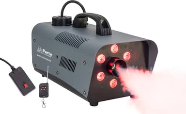 Røykmaskin med 6 x RGB LEDs, 1200W