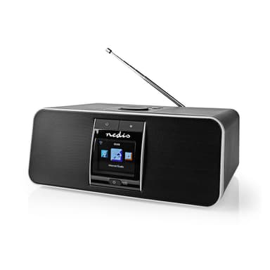 Internettradio med FM/DAB+/Bluetooth, Svart/Sølv