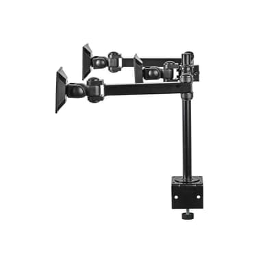 Ergonomisk Monitorstativ Fullbevegelig, Svart