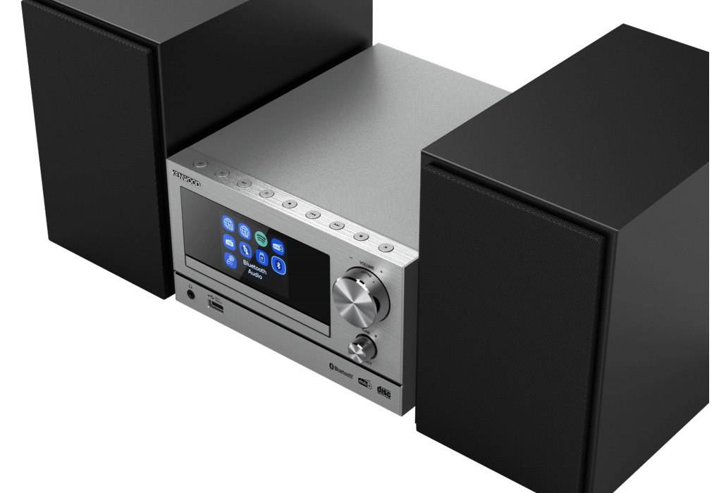 Kenwood M7000S - Smart Mini Stereo, Sølv