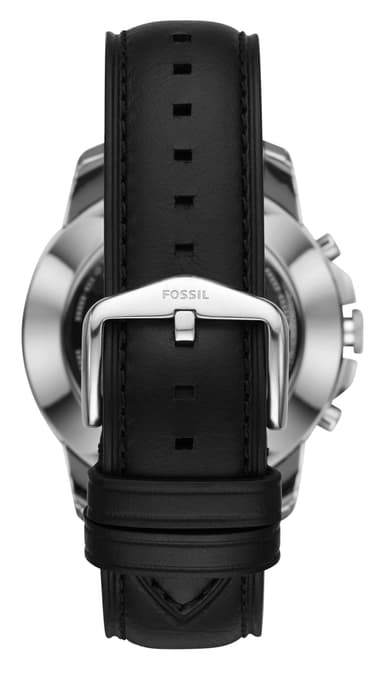 Fossil Q Hybrid smartklokke for menn (sort lær)