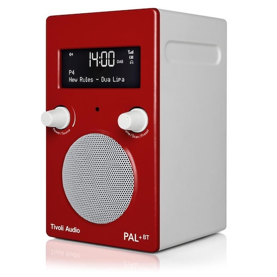 Tivoli Audio PAL+BT DAB+/Bluetooth Rød