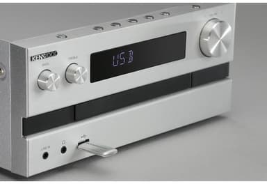 Kenwood M-918DAB - Minianlegg med Bluetooth og DAB, Sølv