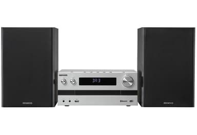 Kenwood M-918DAB - Minianlegg med Bluetooth og DAB, Sølv