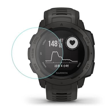 0.26mm 2.5D 9H temperert skjermbeskyttelse til Garmin Instinct