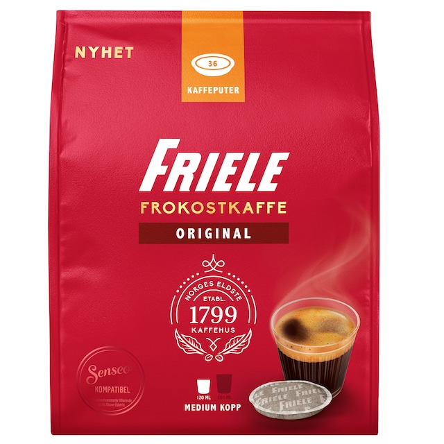 Friele Standard kaffeputer (36 stk)