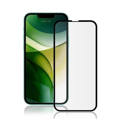Temperert skjermbeskyttelse med svart ramme til iPhone 13 Pro Max