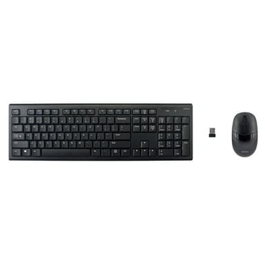 Deltaco Trådløst tastatur og mus - US-Layout