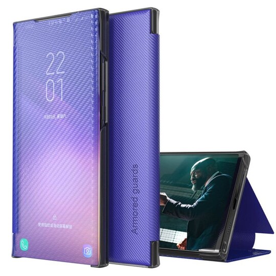 Kevlar Flipdeksel Samsung Galaxy S22 Plus  - Blå