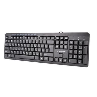 Gembird Multimedia Keyboard KB-UM-106 USB Keyboard, Wired, Keyboard layout US, Black