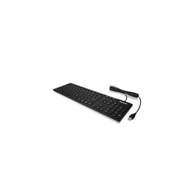 keysonic Vanntett silikonbelagt tastatur KSK-8030IN Standard tastatur, Storbritannia, kablet, svart