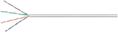 CAT 5e nettverkskabel, U/UTP, grå