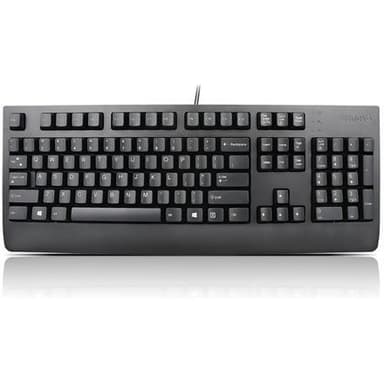 Lenovo Preferred Pro II 4X30M86918 Tastatur, USB, Tastaturoppsett amerikansk engelsk med eurosymbol, svart, nei, engelsk, numerisk tastatur
