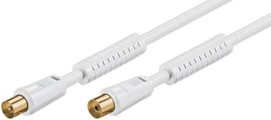 Goobay Antennekabel med ferritt (80 dB), 2x skjermet