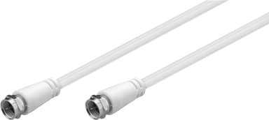 SAT-antennekabel (klasse A, >85 dB), 2x skjermet