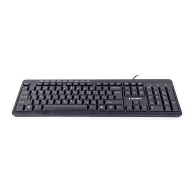 Gembird Multimedia Keyboard KB-UM-106 USB Keyboard, Wired, Keyboard layout US, Black