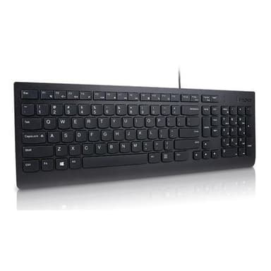 Lenovo Essential Wired Keyboard US/Euro, svart