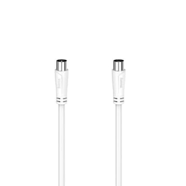 Hama 90dB antennekabel (hvit, 5 m)