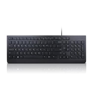 Lenovo Essential Wired Keyboard US/Euro, svart