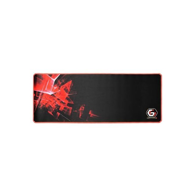 Gembird Gaming musematte PRO, ekstra stor, svart/rød, ekstra bred puteoverflate størrelse 350 x 900 mm
