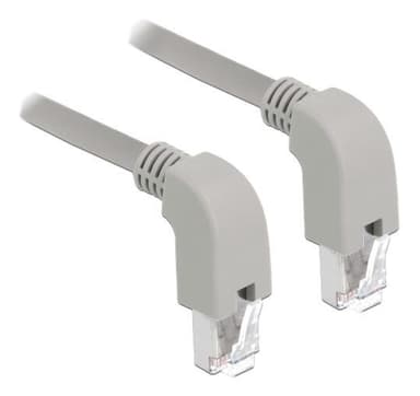 Delock Nettverkskabel RJ45 Cat.5e SF / UTP downwar / nedadgående 2m