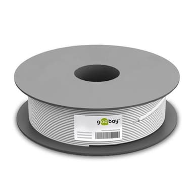 Goobay CAT 6 nettverkskabel, S/FTP (PiMF), hvit