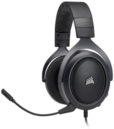 Corsair HS50 stereo gamingheadsett (sort)