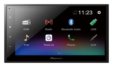 Pioneer DMH-A340DAB Multimedieavspiller-  Bluetooth / DAB+