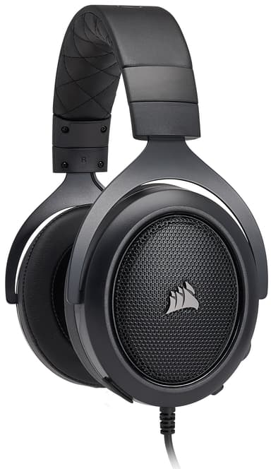 Corsair HS50 stereo gamingheadsett (sort)