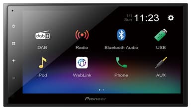 Pioneer DMH-A340DAB Multimedieavspiller-  Bluetooth / DAB+