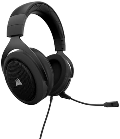 Corsair HS50 stereo gamingheadsett (sort)