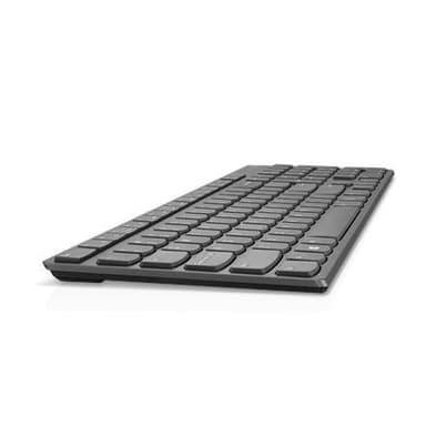 Lenovo Professional Ultraslim Wireless Combo Keyboard and Mouse (Nordic) Iron grey, Numeric tastatur, Musbatterier: 2xAAA (inkludert), Musoppløsning: 800/1600/3200 DPI, Tastaturbatteri: Li-Ion (4