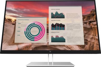 HP EliteDisplay E27u G4 27" skjerm (sort)