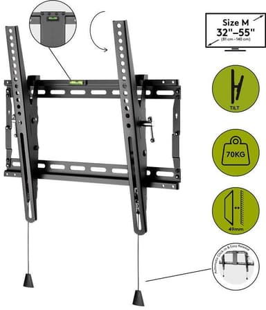 TV-veggfeste Pro TILT (M)