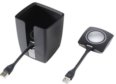 Barco ClickShare Tray holder + 2 (gen. 2) knapper (sort)