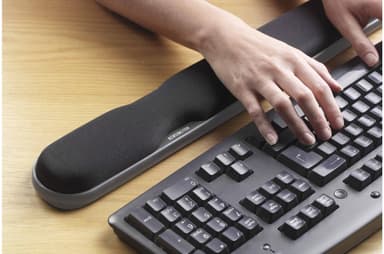 Kensington Height Adjustable Gel håndleddstøtte til tastatur (sort)
