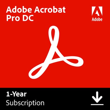 Adobe Acrobat Pro DC - 1-års abonnement - PC Windows, Mac OSX
