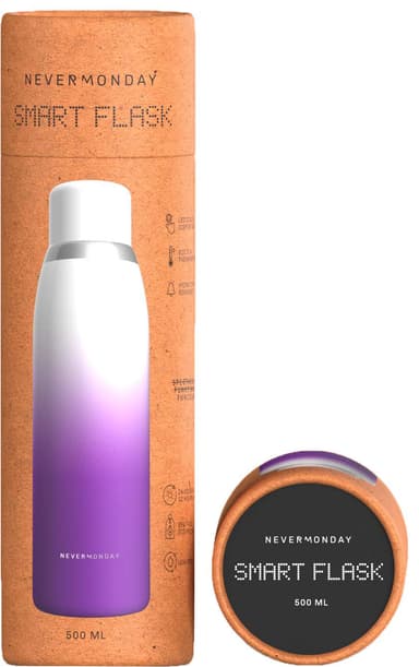NeverMonday smartflaske 500ml (lilla)