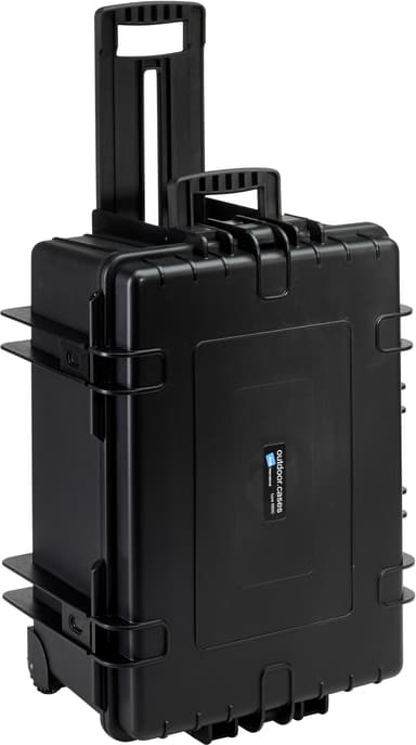 B&W Type 6800 utendørs kameraboks (sort)