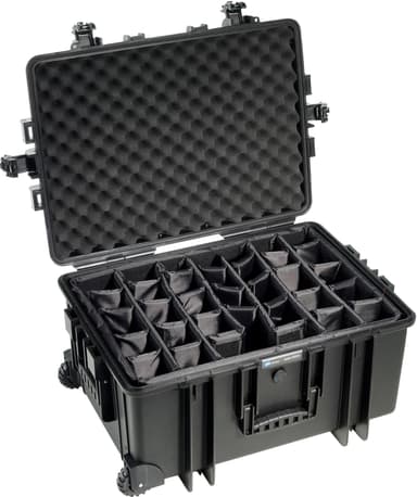 B&W Type 6800 utendørs kameraboks (sort)